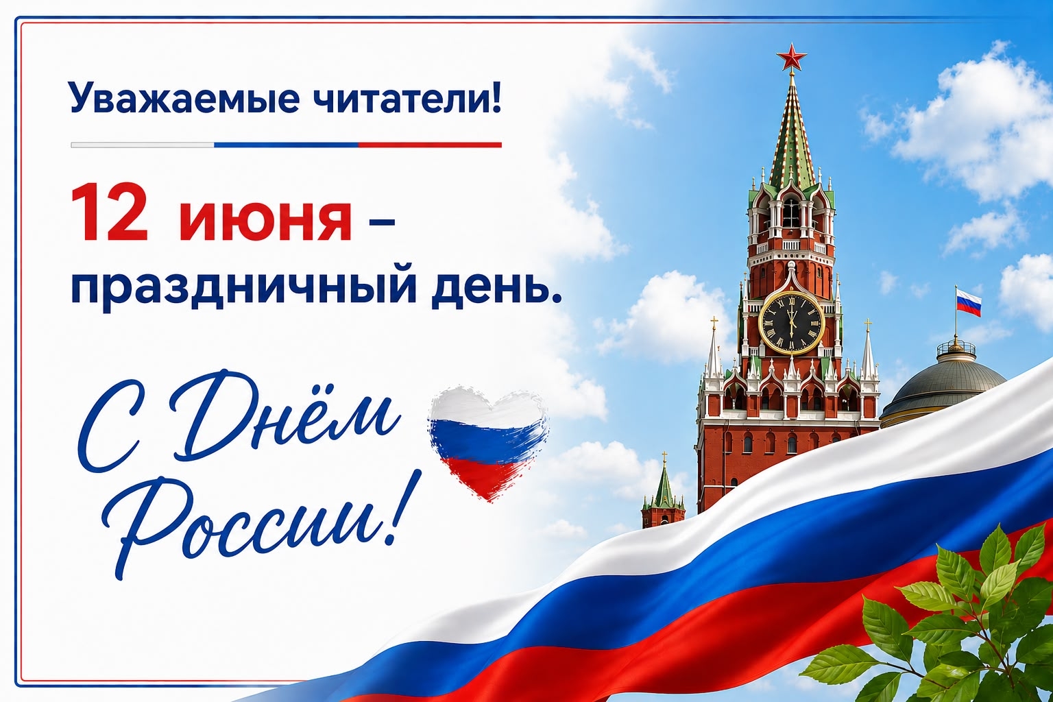 День России график