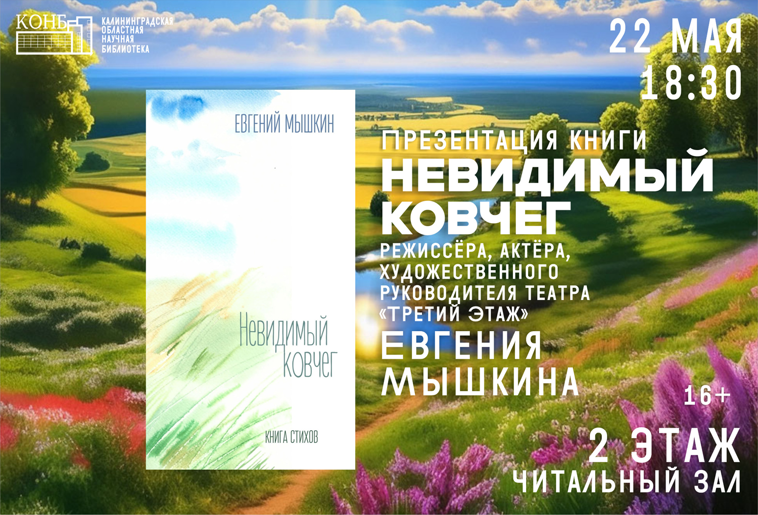 Невидимый ковчег. Презентация книги режиссёра, актёра, художественного руководителя театра Третий Этаж Евгения Мышкина 