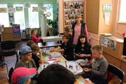 В библиотеке