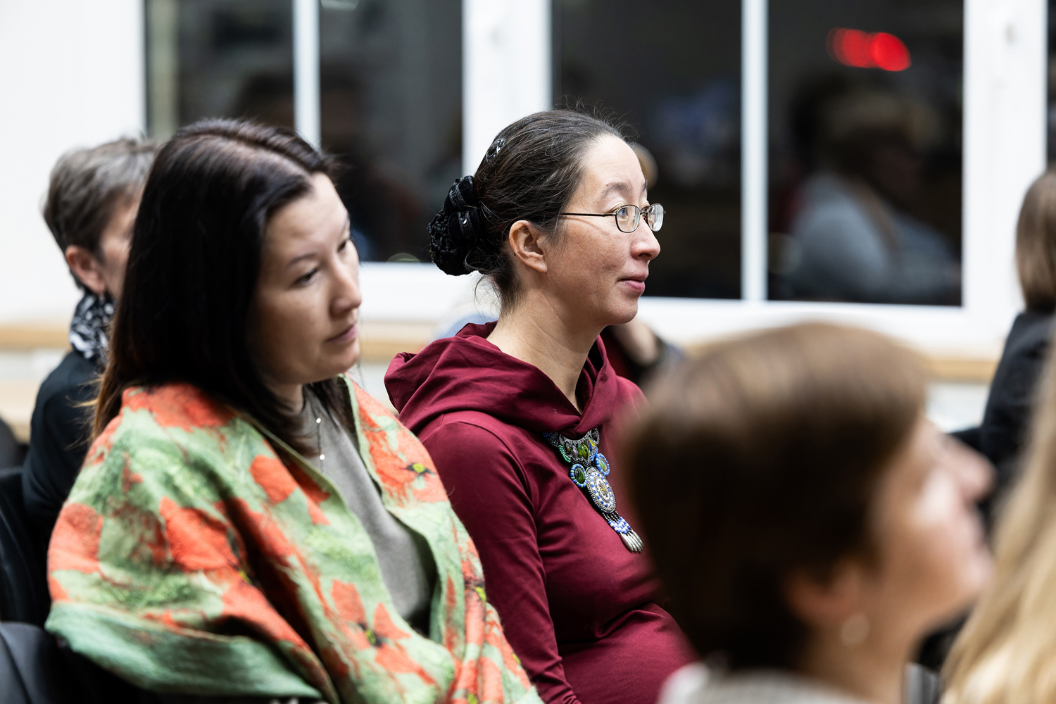 В библиотеке прошла встреча с поэтом Наталией Тебелевой