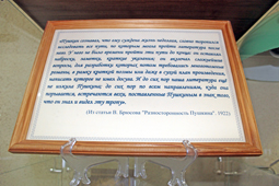 Выставка из фонда редких книг «И Пушкин падает в голубоватый снег…»