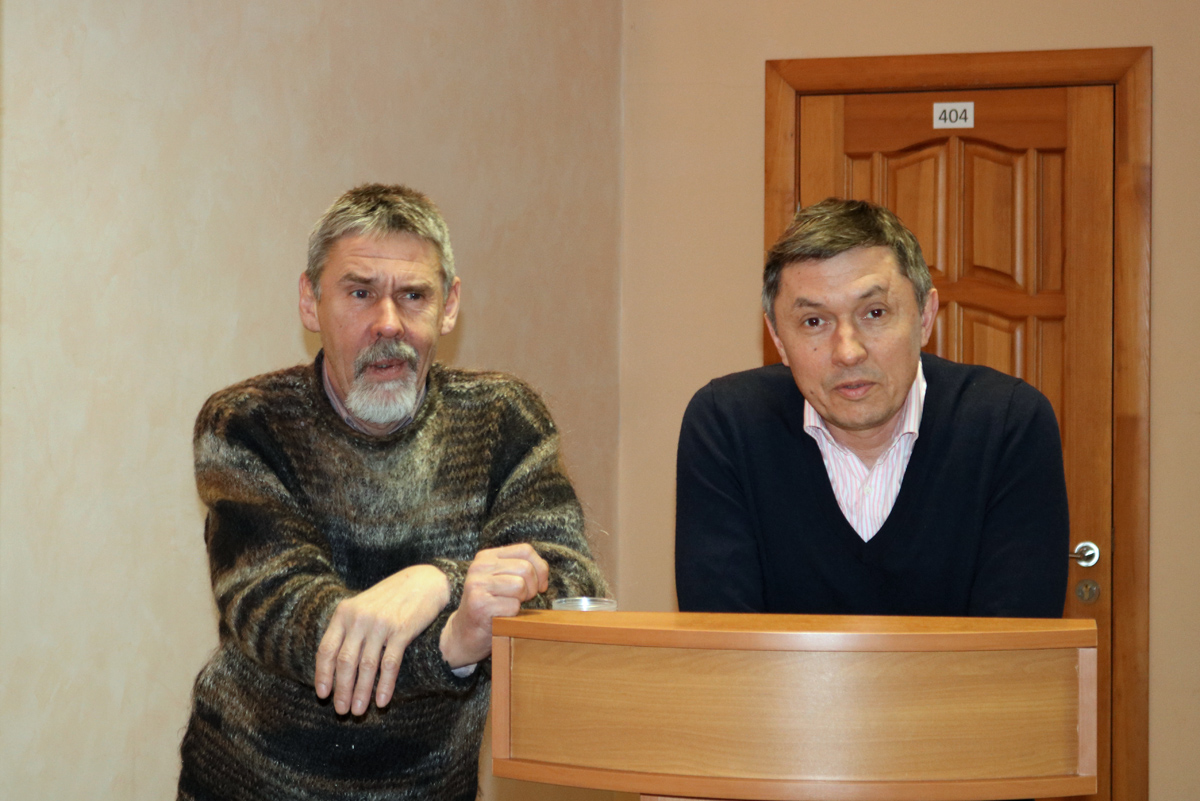 Поэты Андрей Тозик и Сергей Михайлов
