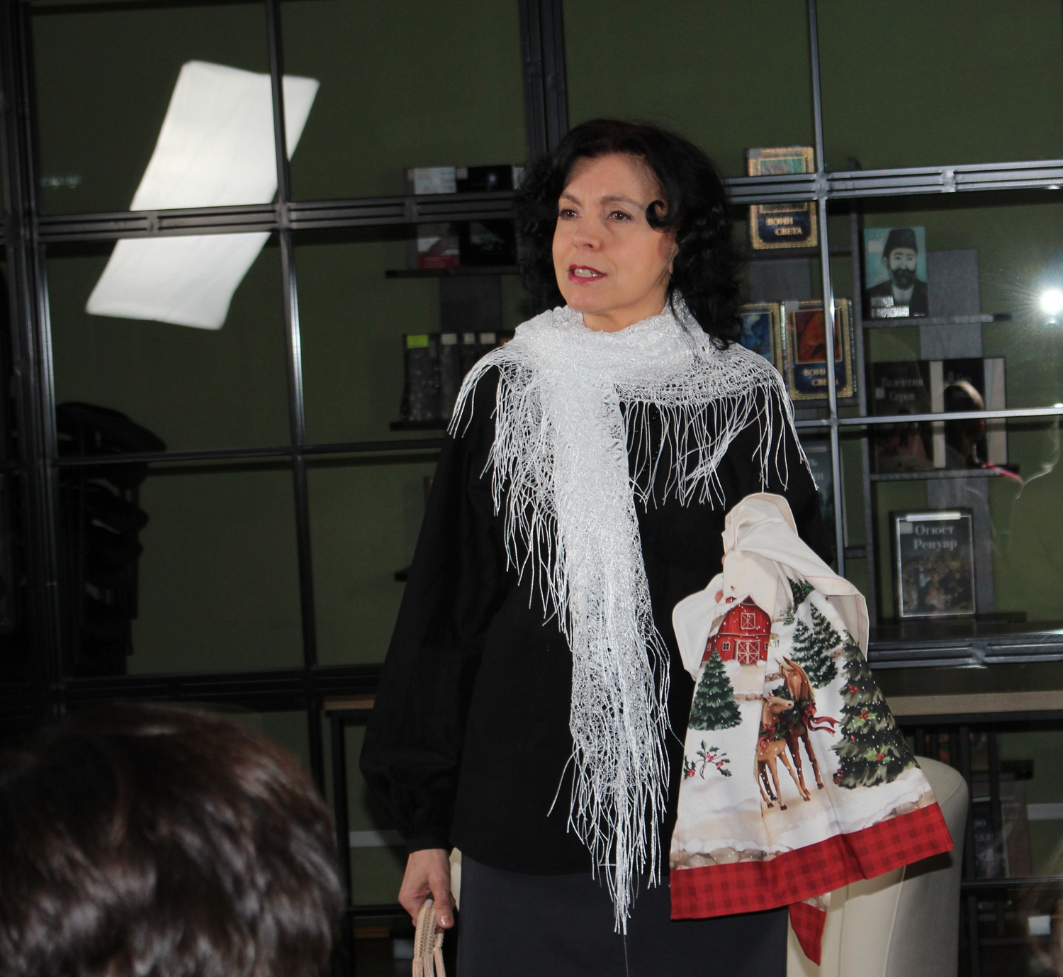 Рождество с Бродским. В областной научной библиотеке состоялся моноспектакль Ольги Румянцевой