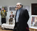 В.А. Саранов, автор выставки