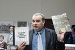 В.А. Саранов, автор выставки
