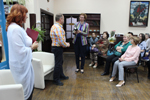 Советник Посольства, руководитель Канцелярии консульского отдела Посольства Латвийской Республики в Российской Федерации госпожа Инга Скрузмане и член Союза художников Франции Дмитрий Спивак